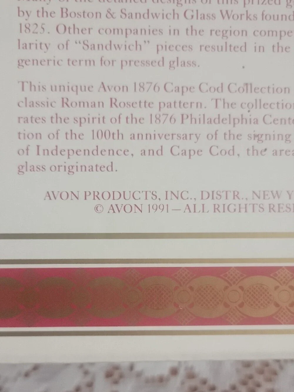 Avon Cape Cod Collection Deep Ruby Red Glass Saucer Champagne Goblets